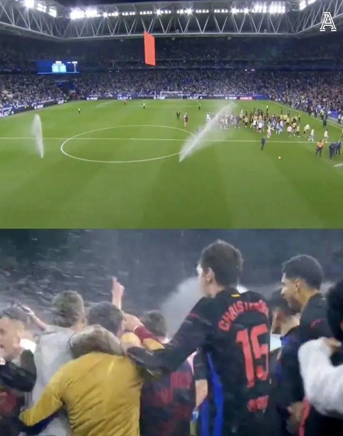 包含体育赛场上高潮迭起，令人目不暇接！的词条